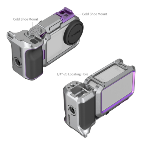 SmallRig 6367 Megatron Edition - zestaw, dedykowana, modułowa klatka do fotografii ulicznej (do DJI Osmo Action 6) - szczegóły